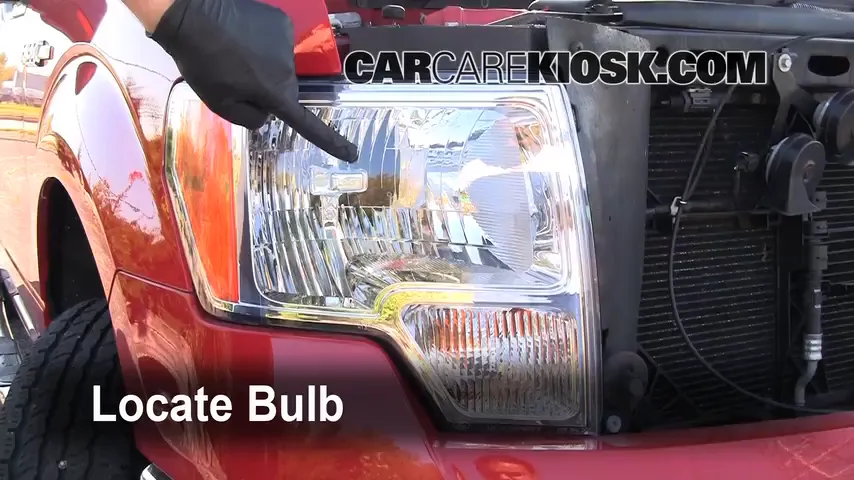 2009 Ford F-150 XLT 5.4L V8 FlexFuel Crew Cab Pickup (4 Door) Lights Headlight (replace bulb)